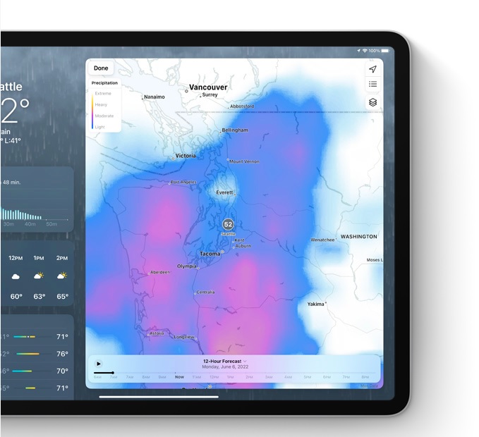 天気地図iPadOS16