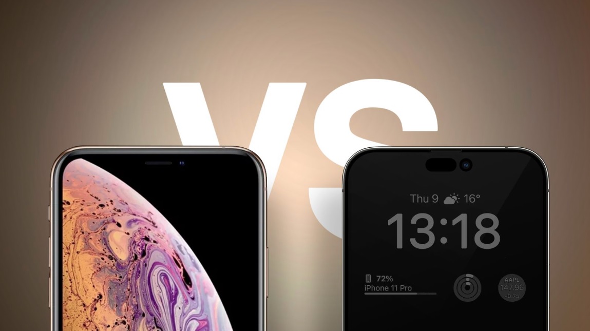 iPhoneXSとiPhone14Pro性能比較