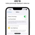 iPhone14_iOS16バッテリー残量常時表示