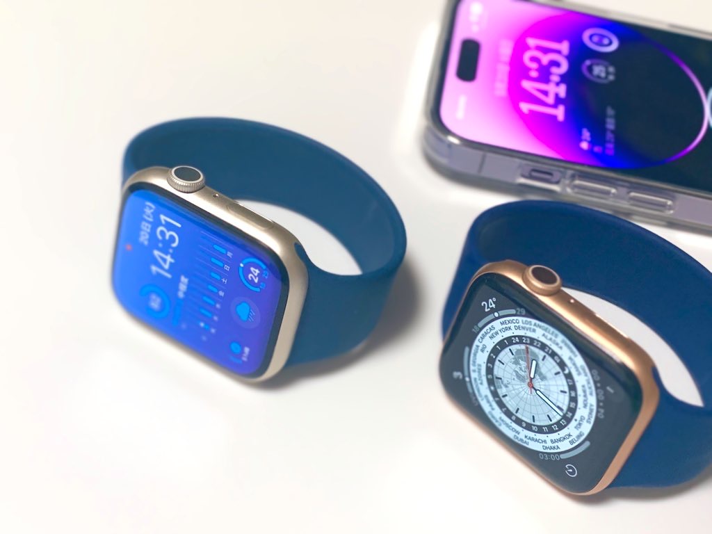 Apple Watch8とiPhone14 Pro