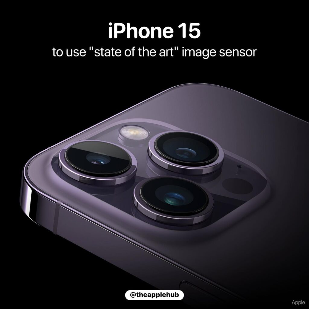 iPhone15 新型イメージセンサー搭載