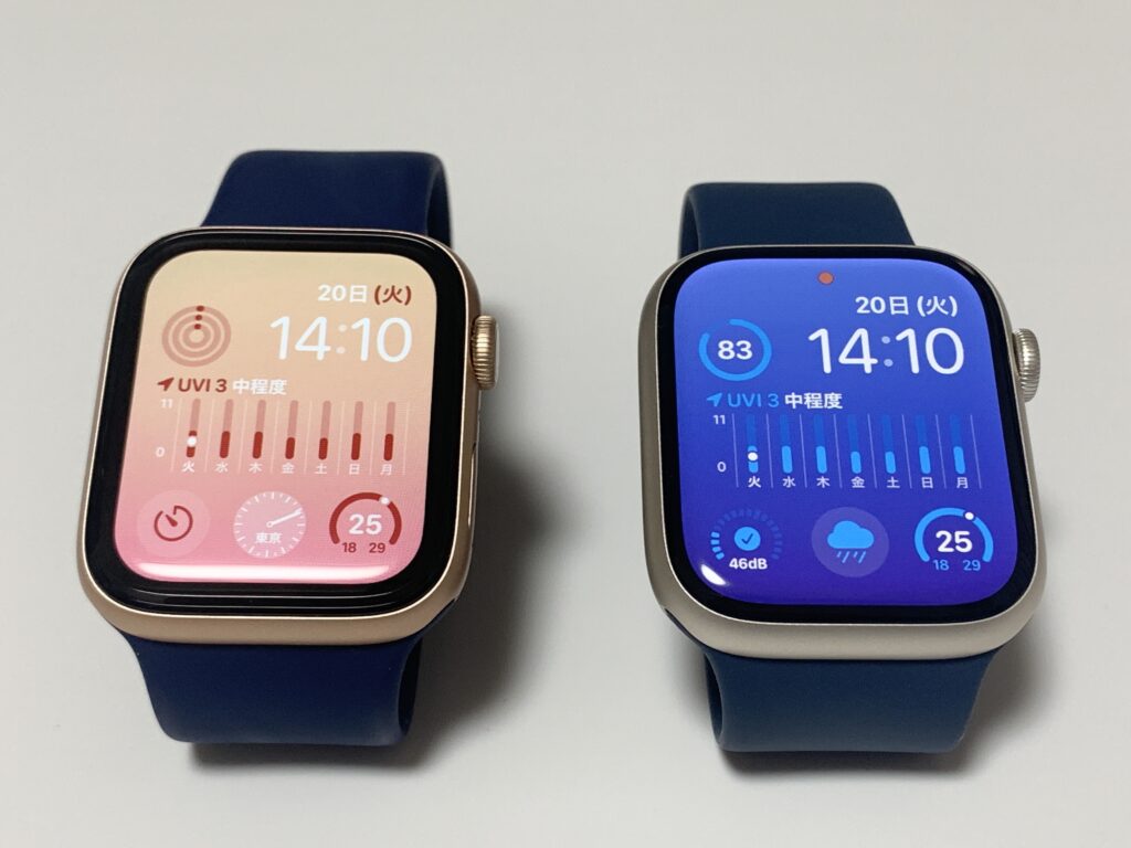 新型Apple Watch デザイン比較