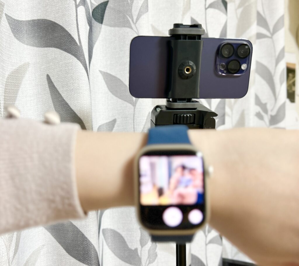 Apple Watch リモートカメラ