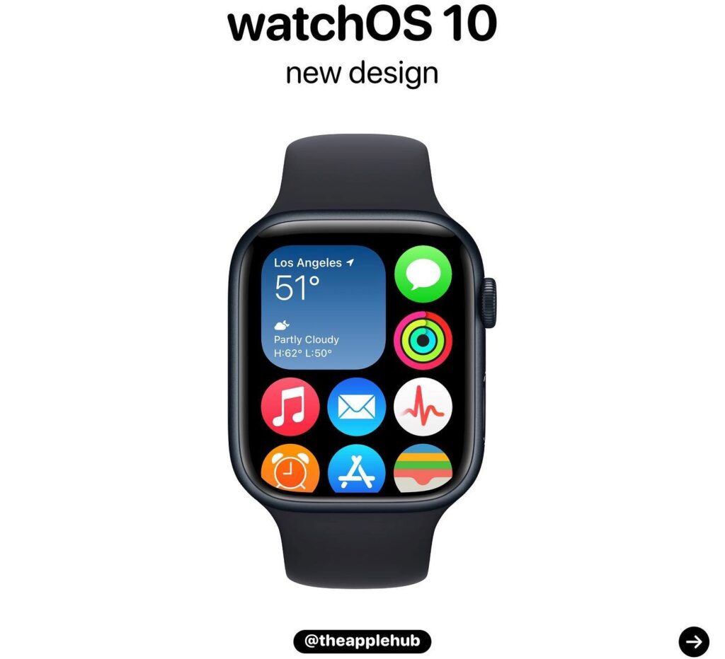 watchOS 10新しいデザイン
