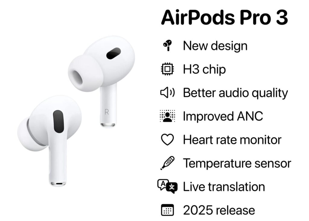 AirPods Pro3 2025年発売