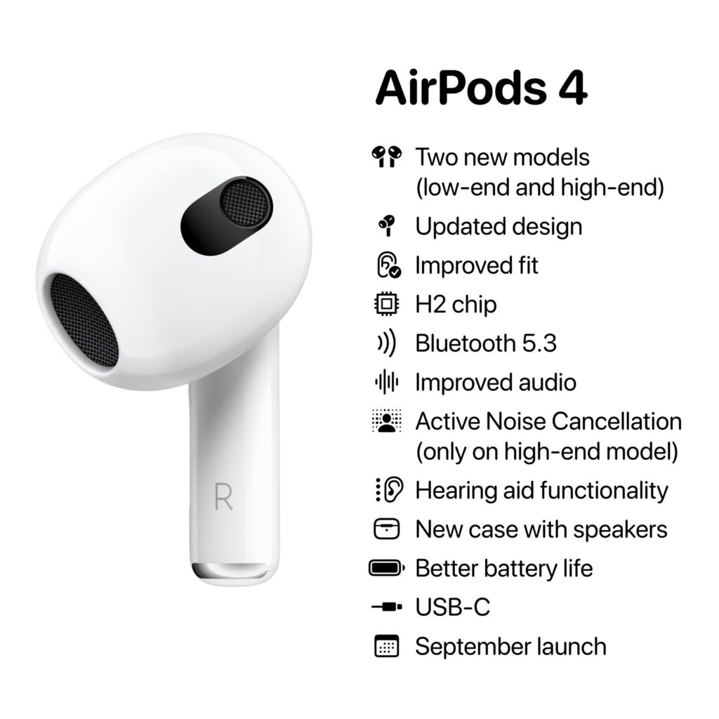 AirPods 4 発売