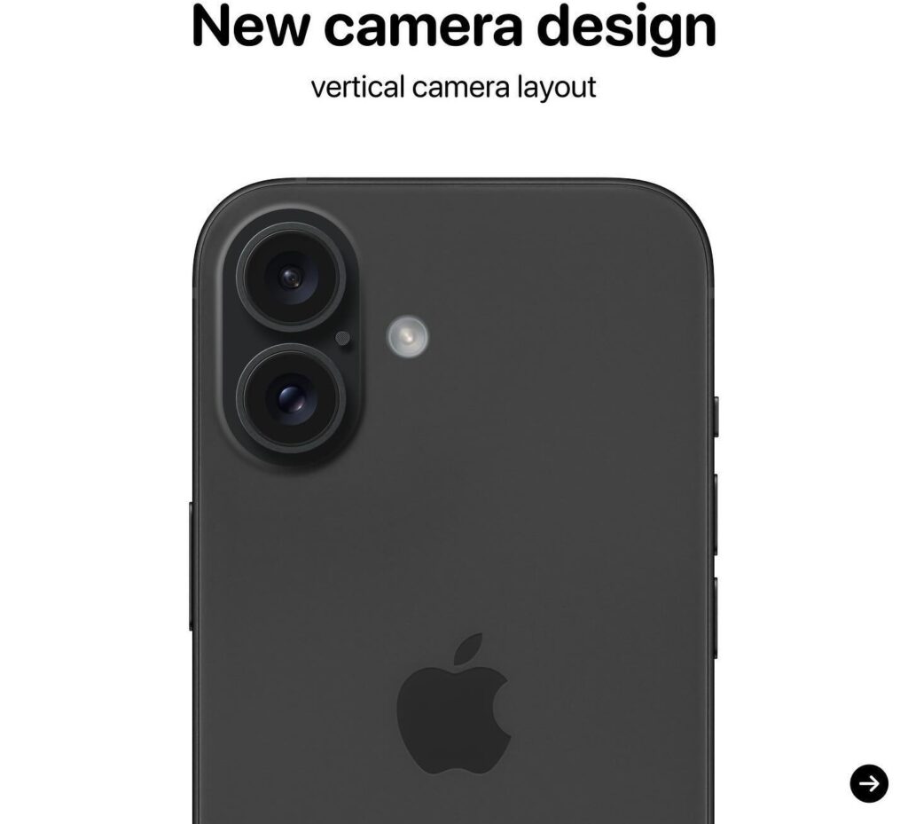 iPhone16 カメラデザイン