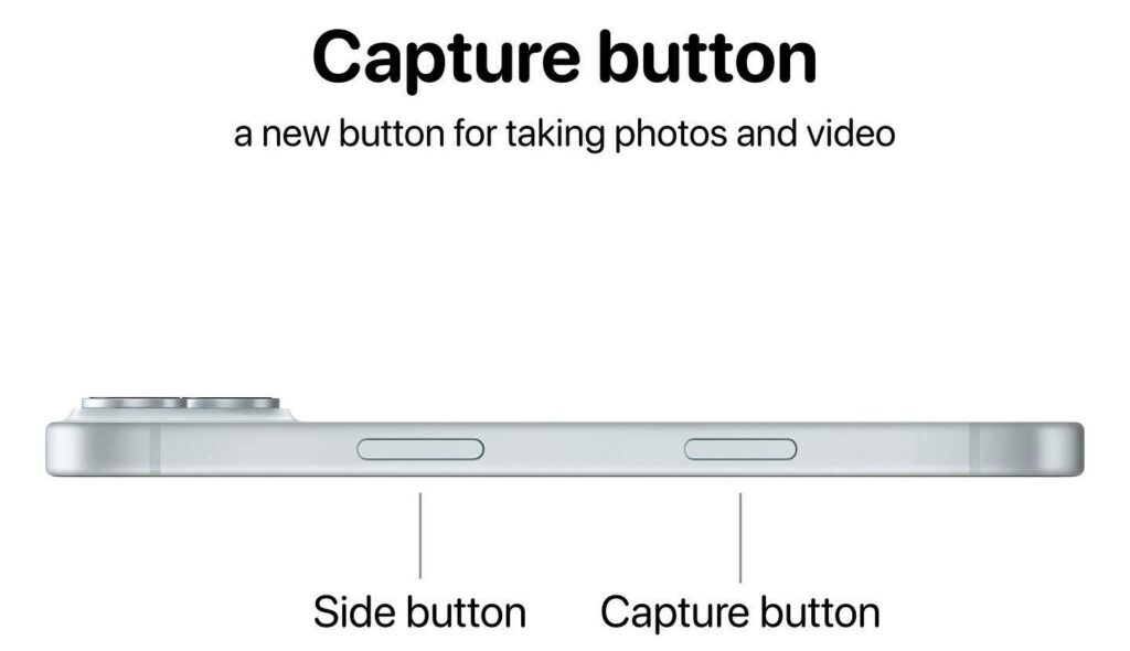 iPhone16 キャプチャボタン