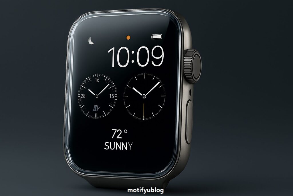 Apple Watch ベゼルレスで表示領域拡大