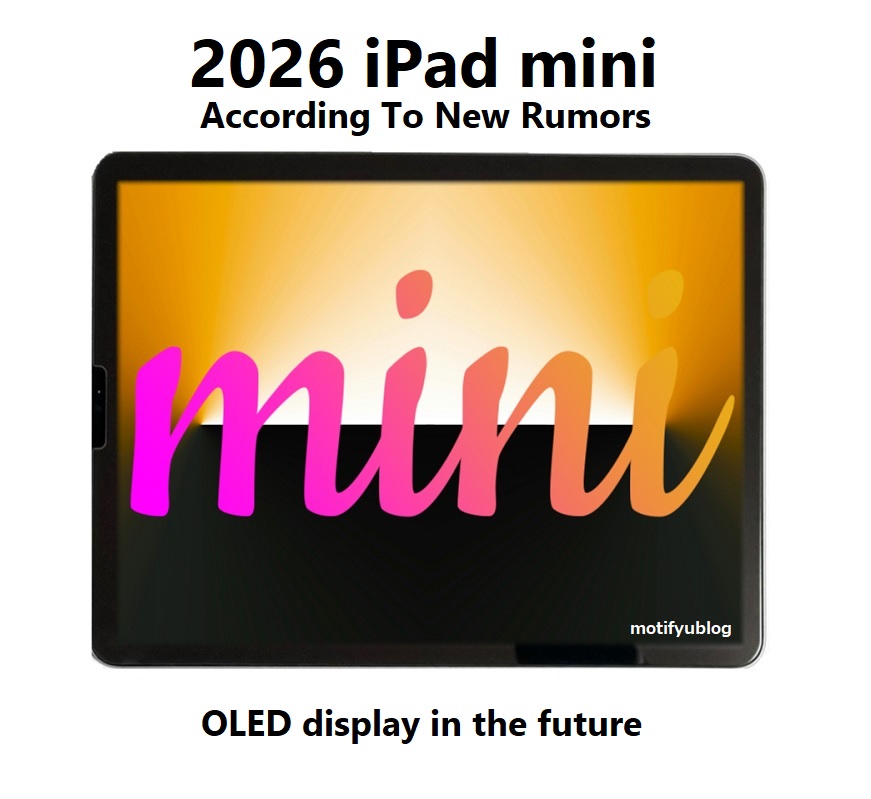 iPad mini 2026 OLED display