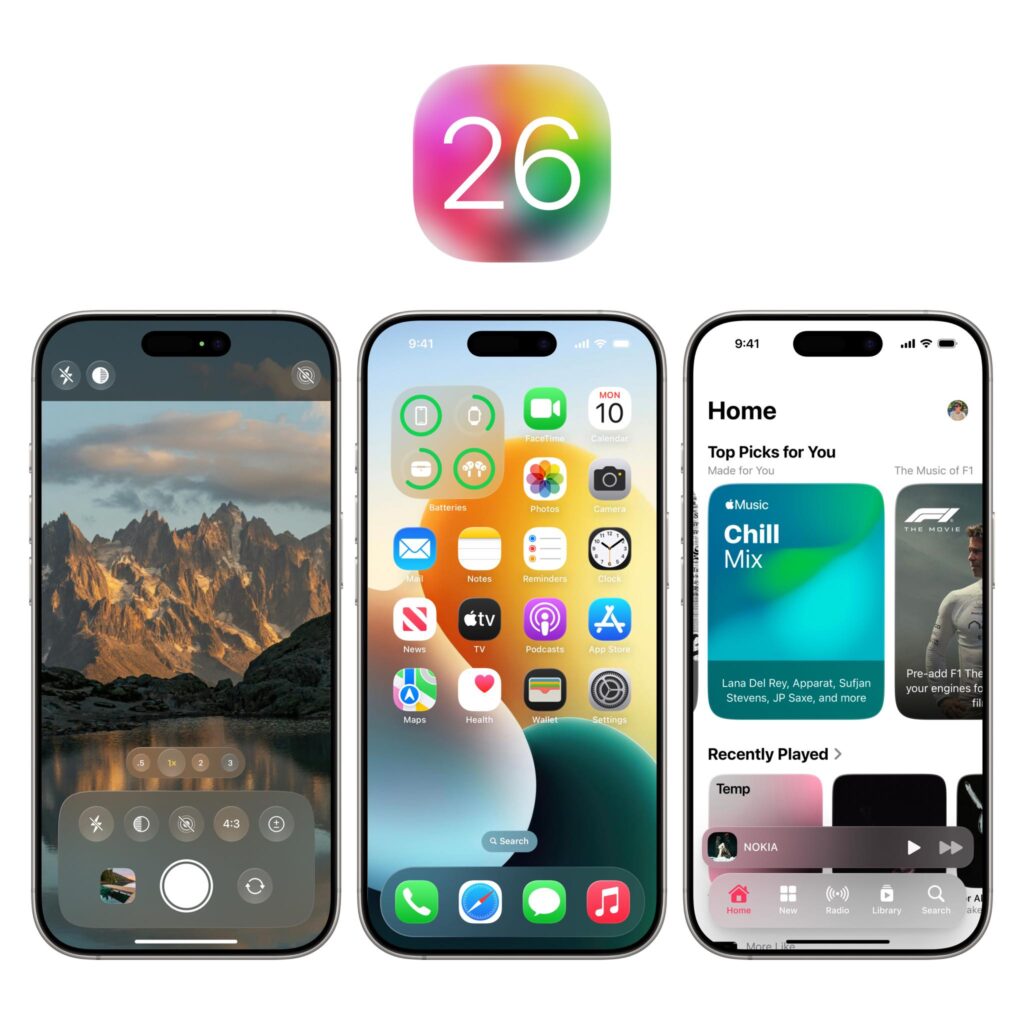 iOS26 デザイン変更
