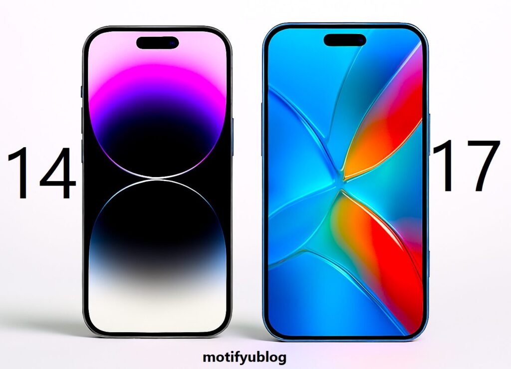 iPhone14 ProとiPhone17 Pro比較