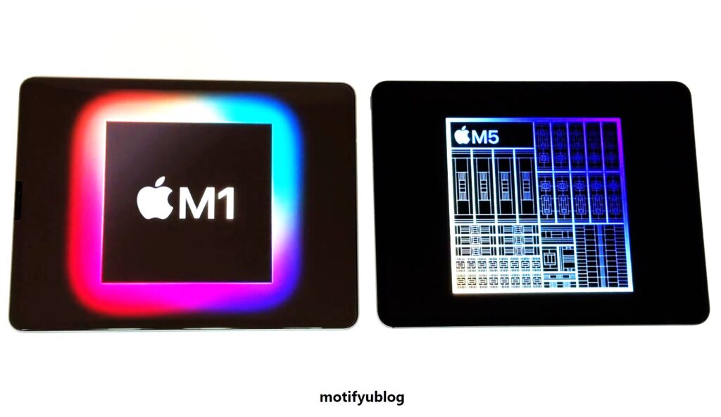 M1チップとM5チップ比較