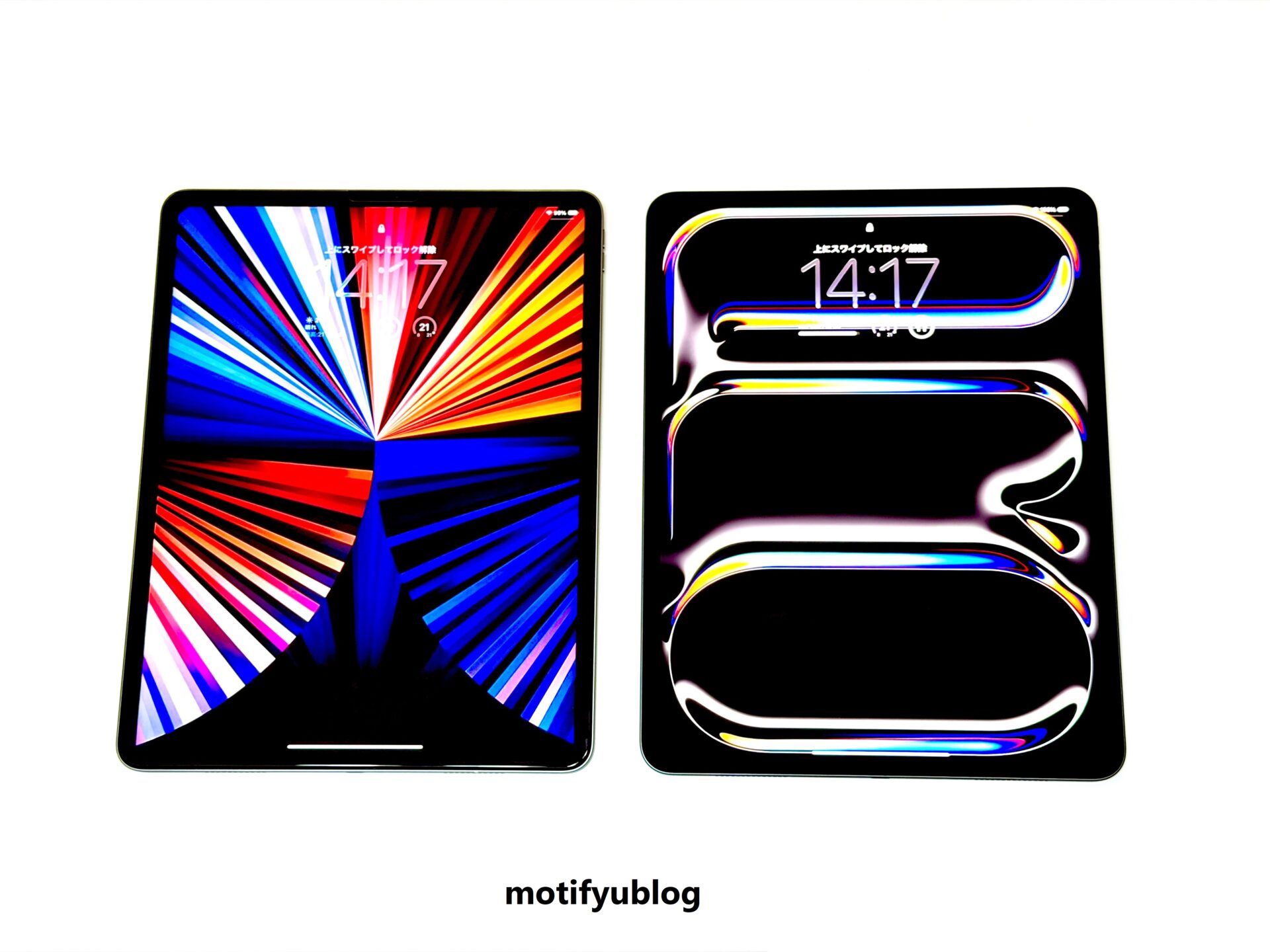 M5 iPad ProとM1 iPad Proの比較