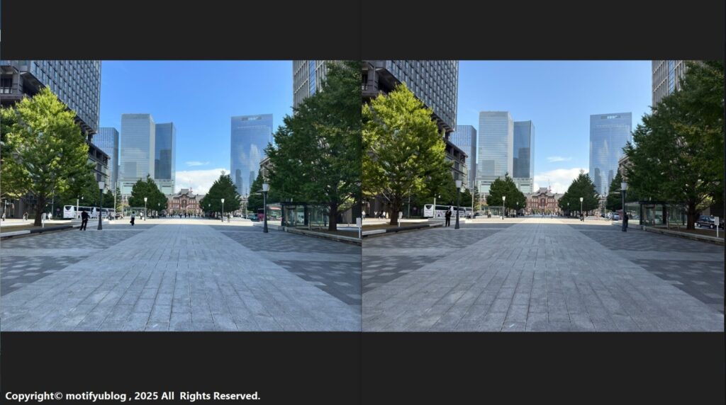 iPhone 17 ProとiPhone 14 Pro　広角カメラ比較