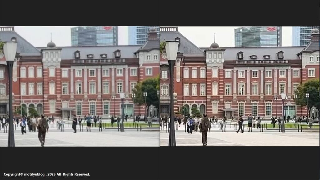 iPhone 17 ProとiPhone 14 Pro　アクションモード比較