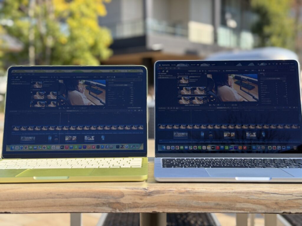 NeoとAir 動画編集