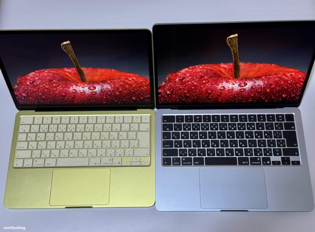 SRGBとP3ディスプレイの違い比較