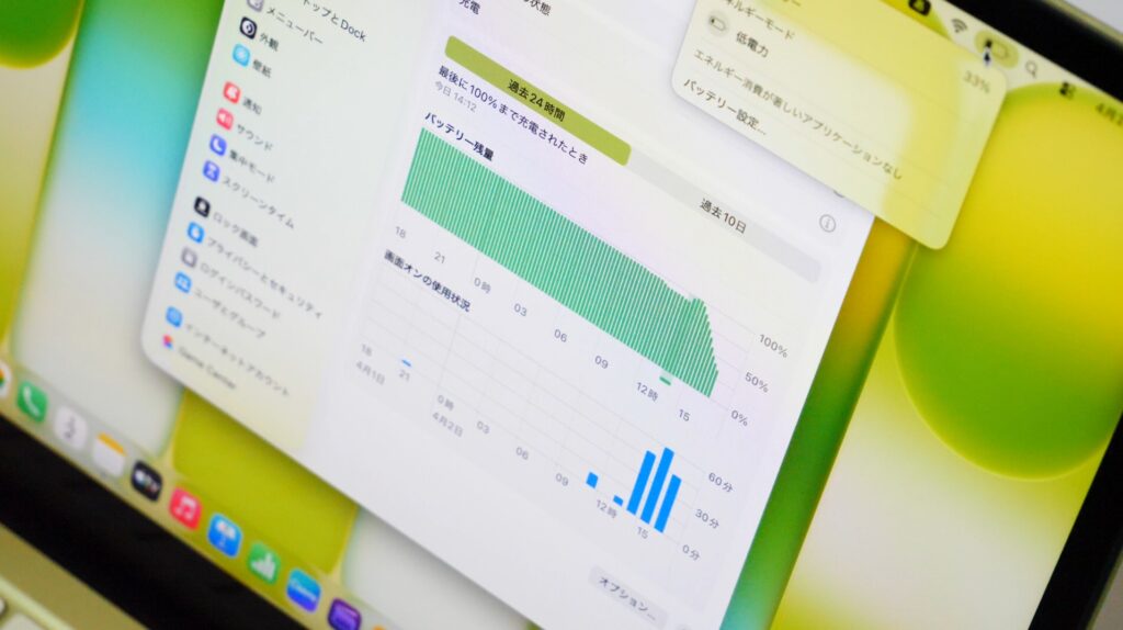 バッテリー持ち MacBook Neo