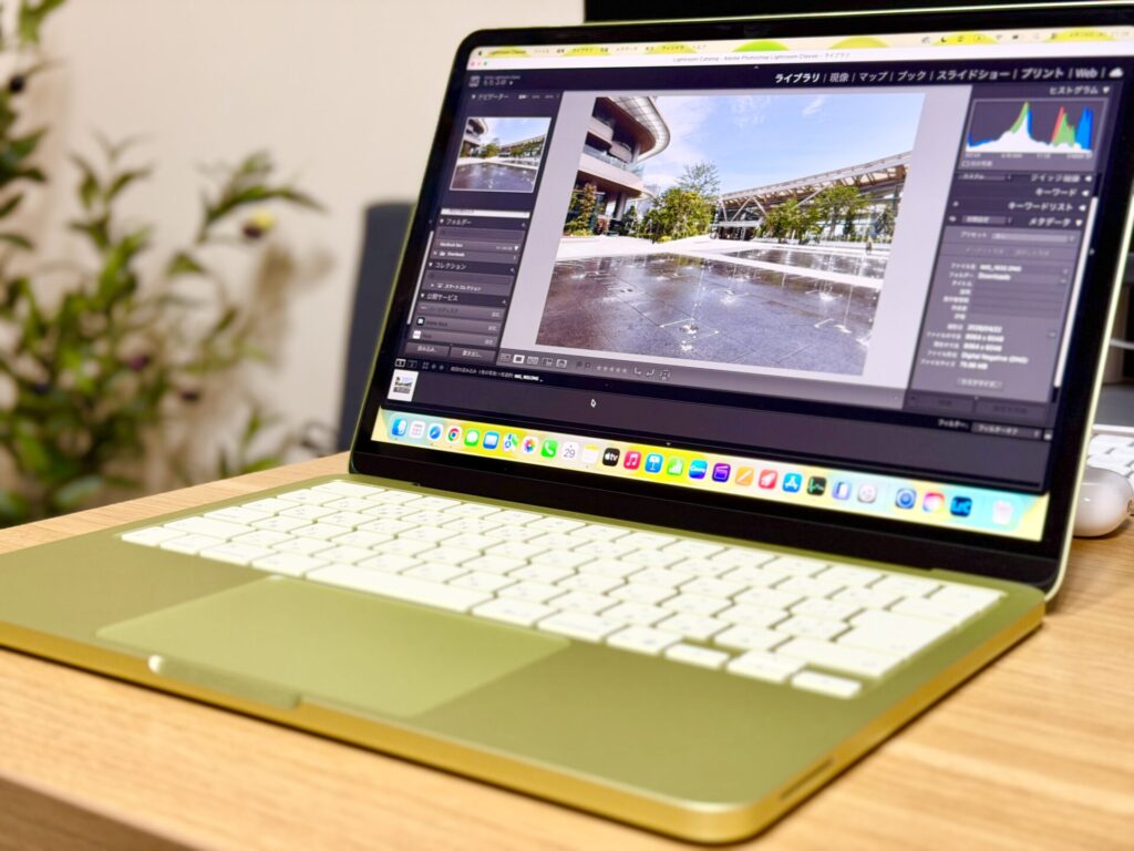 MacBook Neo 画像編集作業