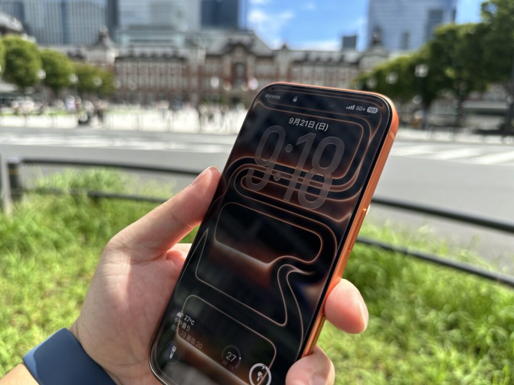 iPhone 17 Pro 東京駅周辺